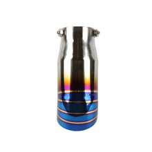 Load image into Gallery viewer, Brand New Burnt Blue Stainless Steel Car Exhaust Muffler Tip Straight Pipe 2.5'' Inlet
