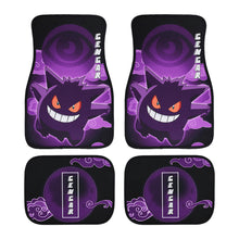 Load image into Gallery viewer, Brand New 4PCS UNIVERSAL POKEMON GENGAR Fabric Car Floor Mats Interior Carpets
