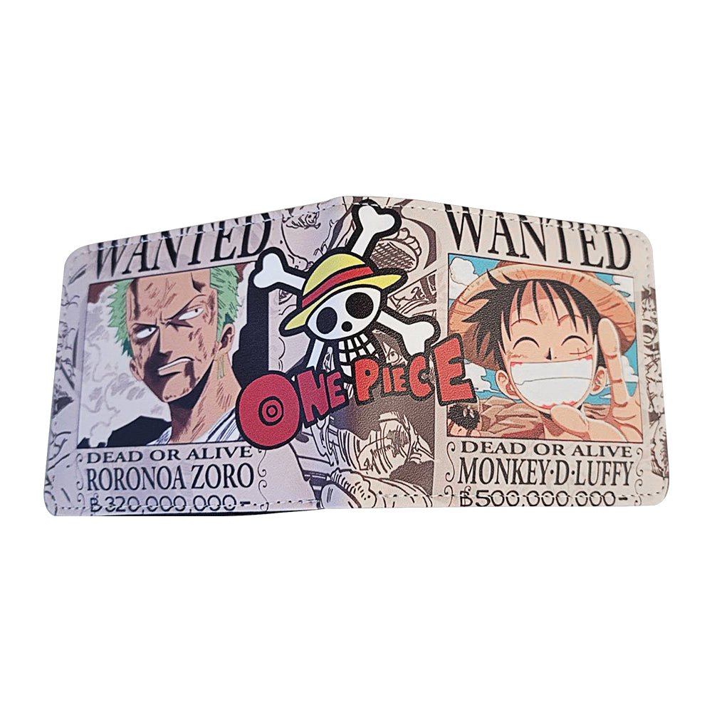 【PORTERNA】Vera pocket short one piece Brand New Unisex One Piece Anime Purse Short Bifold Fashion