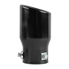 Load image into Gallery viewer, Brand New Universal Black Single Round Shape Car Exhaust Muffler Tip Straight Pipe 63mm 2.5‘’ Inlet