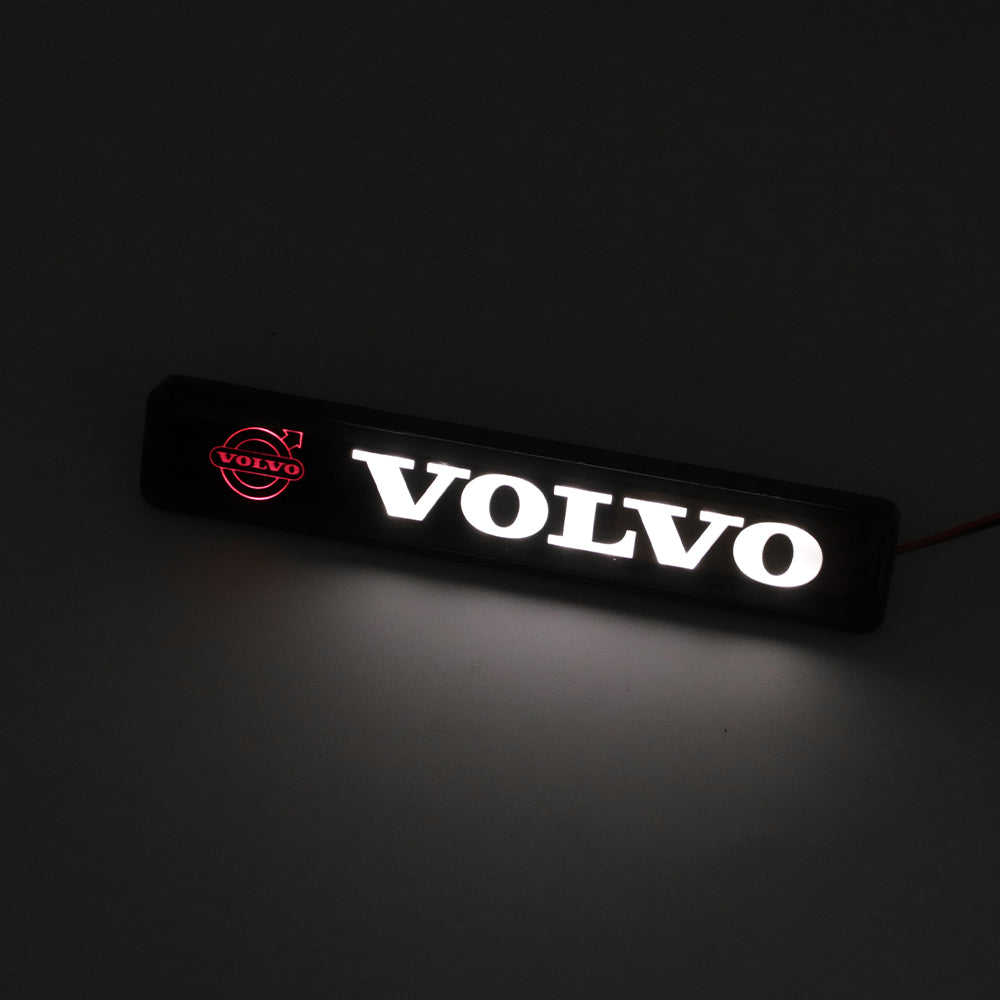 BRAND NEW 1PCS VOLVO LED LIGHT CAR FRONT GRILLE BADGE ILLUMINATED DECAL STICKER
