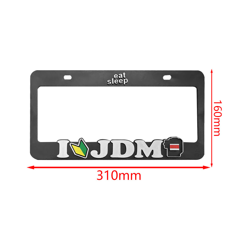 Adesivo I Love Miami Per Auto, Rotondo 8 Cm, JDM, Die Cut, Resistente UV E Autolavaggio, Per Lunotto Posteriore