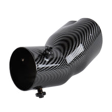 Load image into Gallery viewer, Brand New Universal Carbon Fiber Look Heart Shaped Stainless Steel Car Exhaust Pipe Muffler Tip Trim Bend