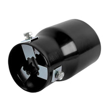 Load image into Gallery viewer, Brand New Universal Black Single Round Shape Car Exhaust Muffler Tip Straight Pipe 63mm 2.5‘’ Inlet