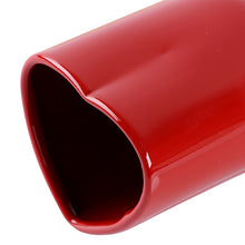 Load image into Gallery viewer, Brand New Universal Red Heart Shaped Stainless Steel Car Exhaust Pipe Muffler Tip Trim Staight