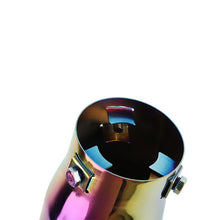 Load image into Gallery viewer, Brand New Neo Chrome Stainless Steel Car Exhaust Muffler Tip Straight Pipe 2.5'' Inlet