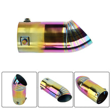 Load image into Gallery viewer, Brand New Neo Chrome Stainless Steel Car Exhaust Muffler Tip Straight Pipe 3'' Inlet