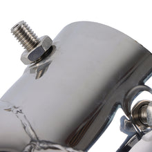 Load image into Gallery viewer, Brand New Universal Dual Silver Round Shaped Stainless Steel Car Exhaust Pipe Muffler Tip Trim Straight