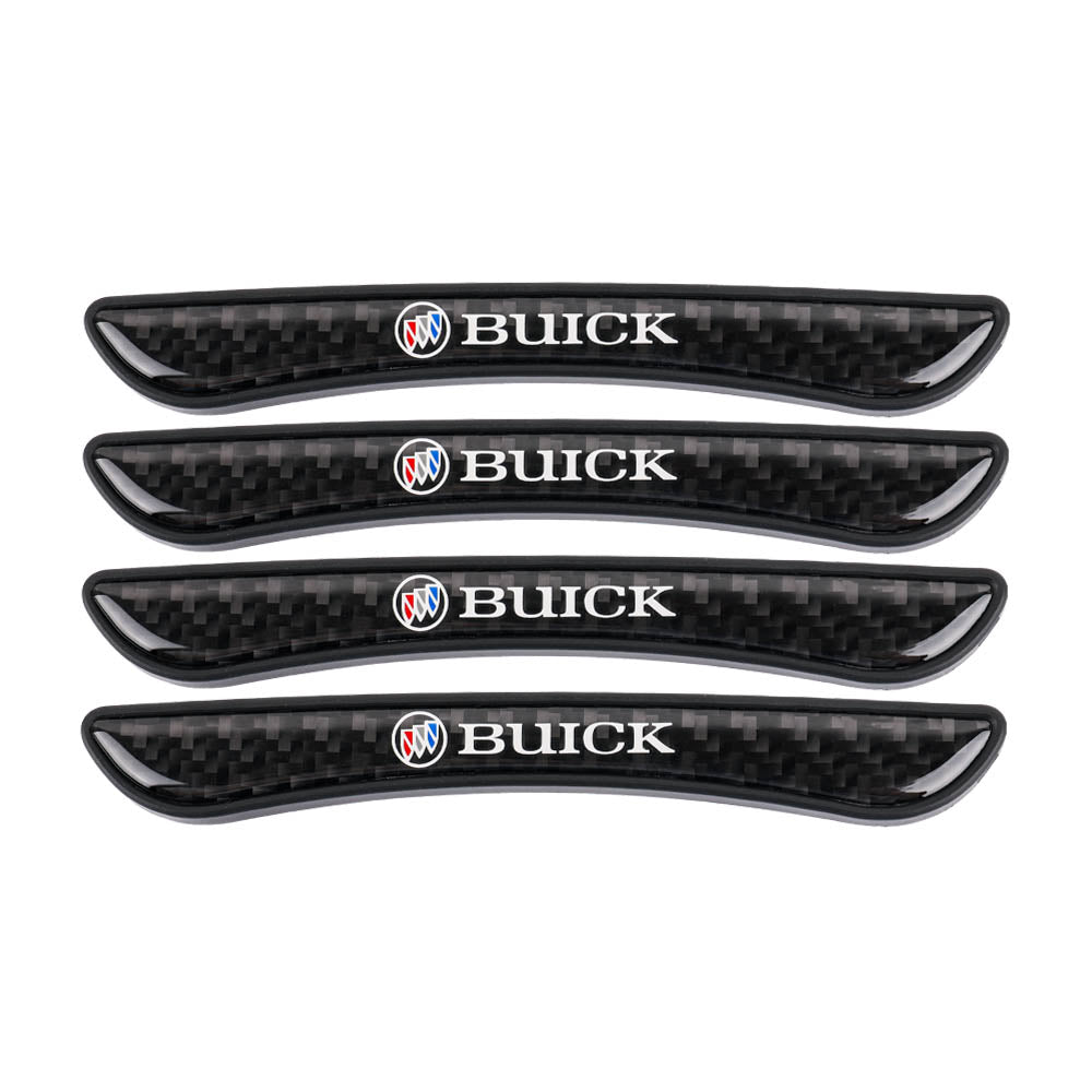 Brand New 4PCS Buick Real Carbon Fiber Anti Scratch Badge Car Door Handle Cover Trim