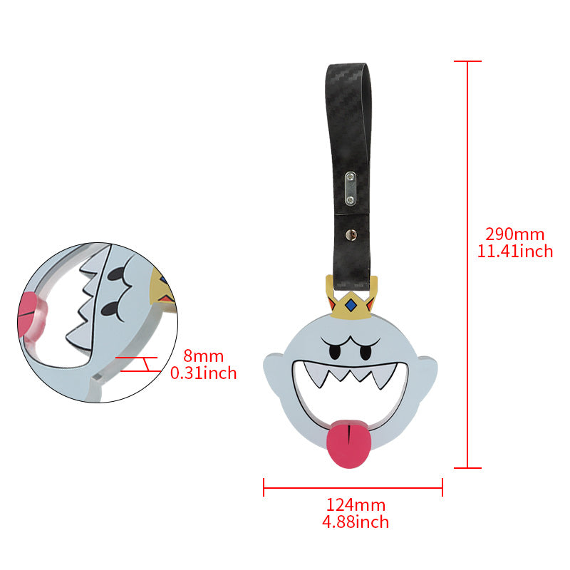 Brand New Anime KING BOO JDM TSURIKAWA Ring Subway Train Bus Handle Ca