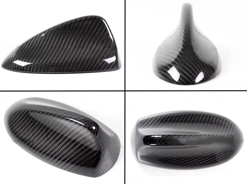 BRAND NEW 2017-2024 ALFA ROMEO GIULIA REAL CARBON FIBER SHARK FIN ANTENNA COVER CAP