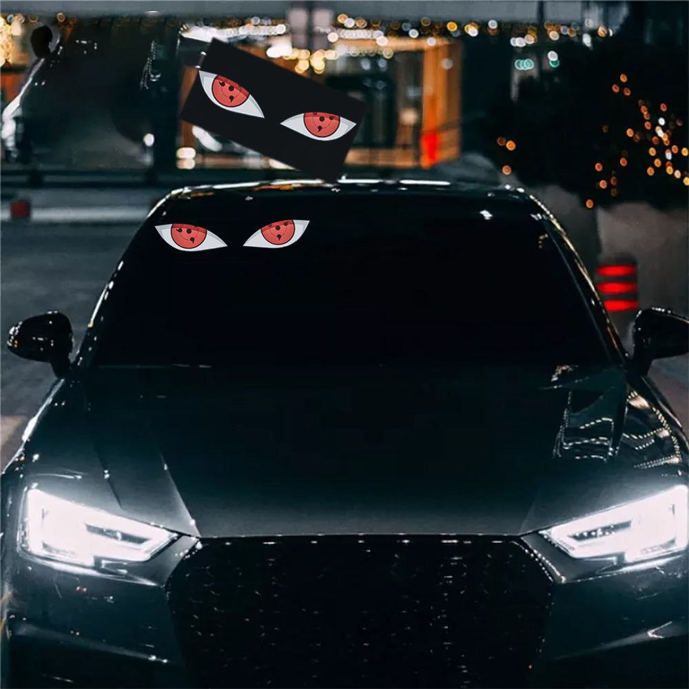 Brand New Universal Sharingan Eye JDM Glow Panel Electric Lamp Interior LED Light Sticker Window