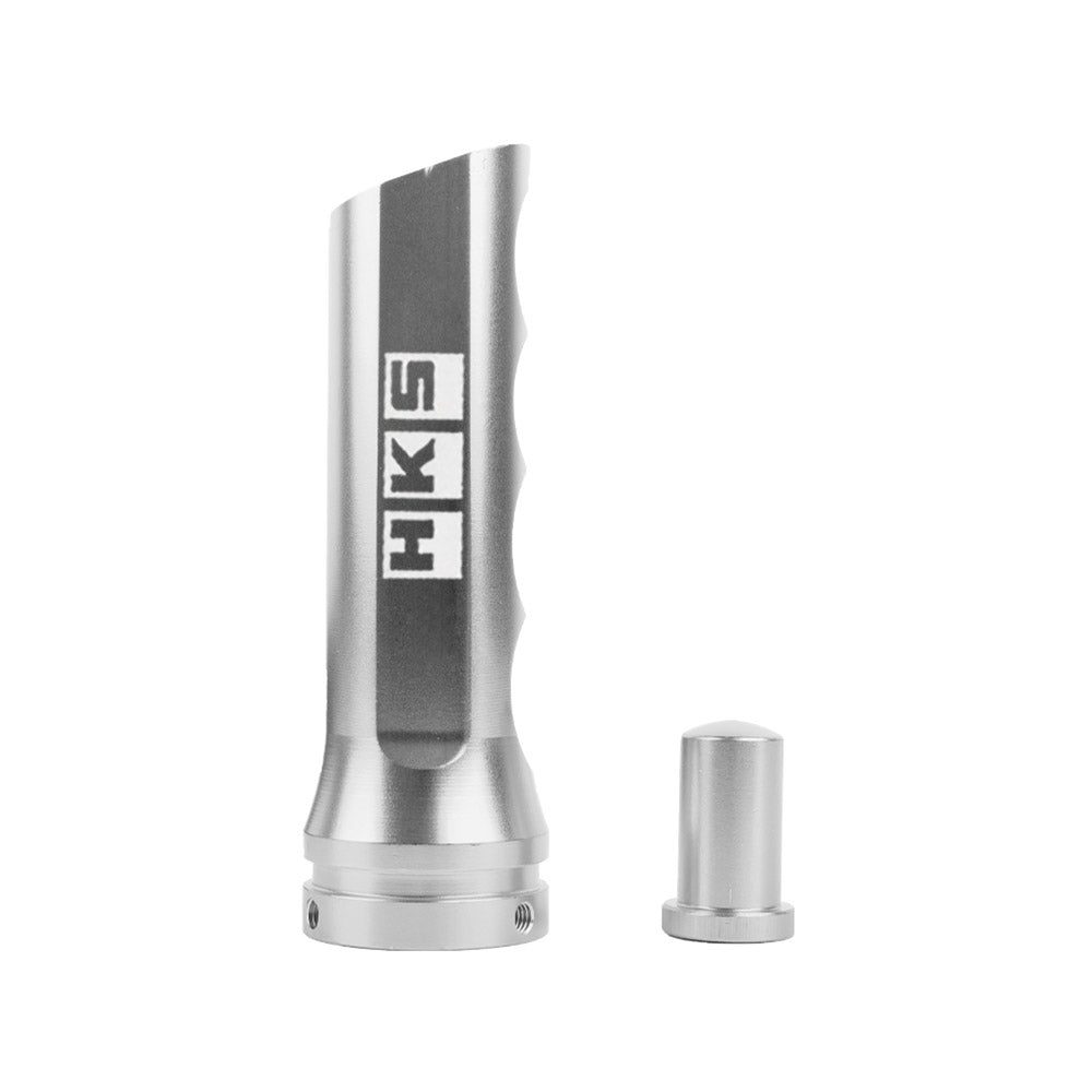 Brand New Universal 1PCS HKS Silver Aluminum Car Handle Hand Brake Sleeve Cover