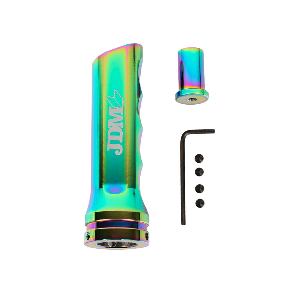 Brand New Universal 1PCS JDM Neo Chrome Aluminum Car Handle Hand Brake Sleeve Cover
