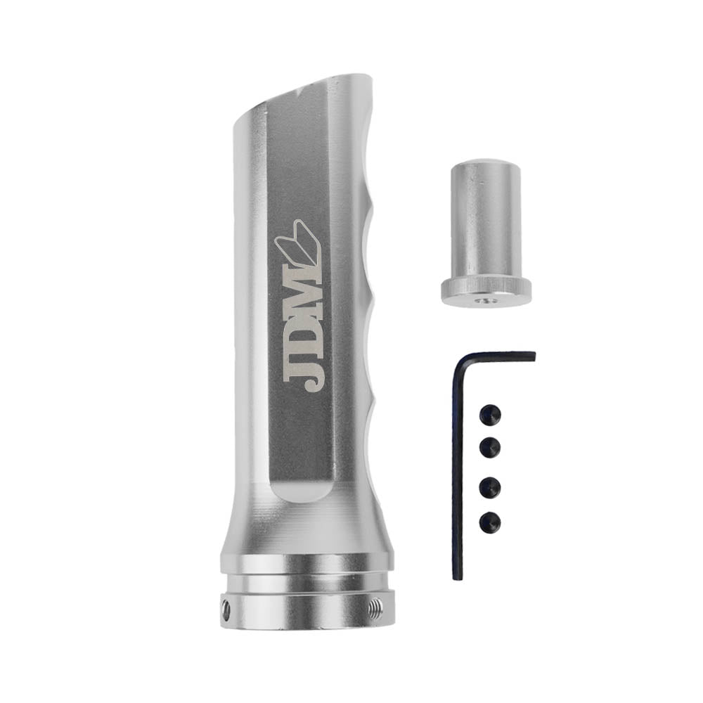 Brand New Universal 1PCS JDM Silver Aluminum Car Handle Hand Brake Sleeve Cover