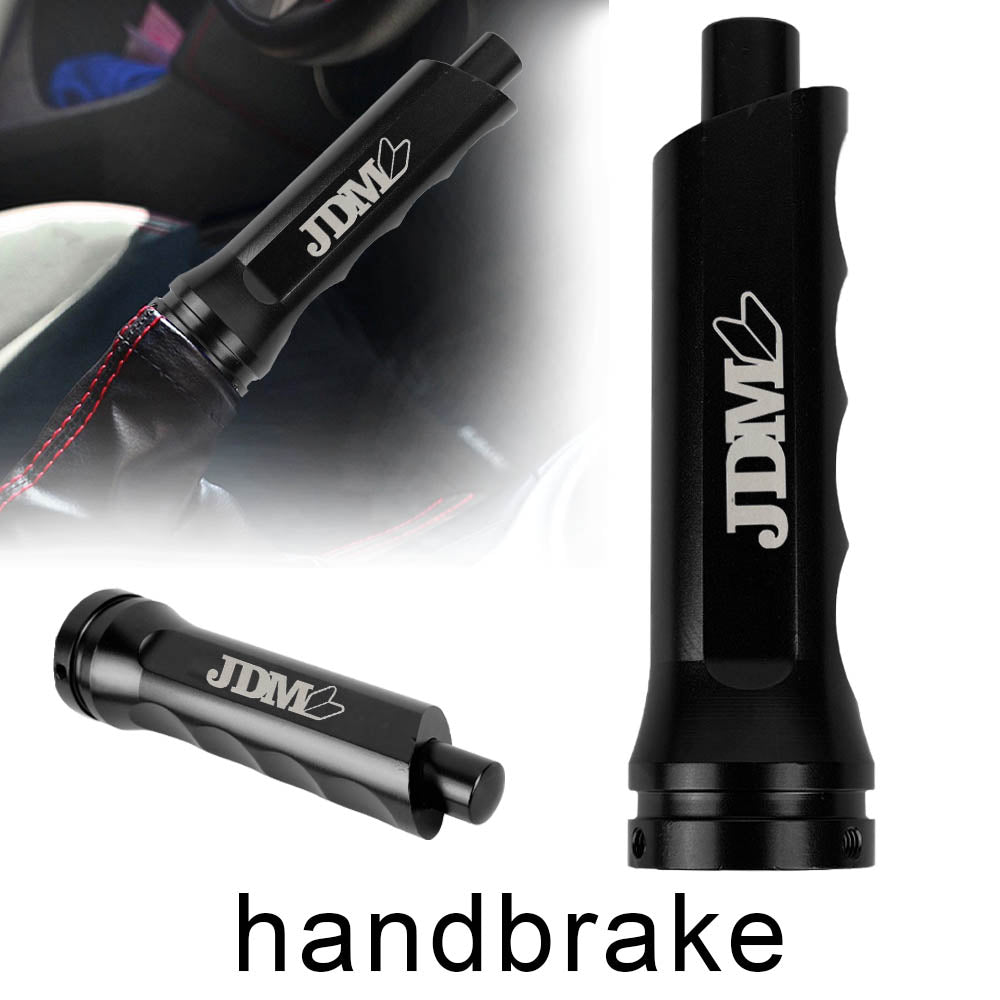 Universal Black Aluminum Handbrake Sleeve / Cover – BRIDE Style (Unbranded, 1PC)
