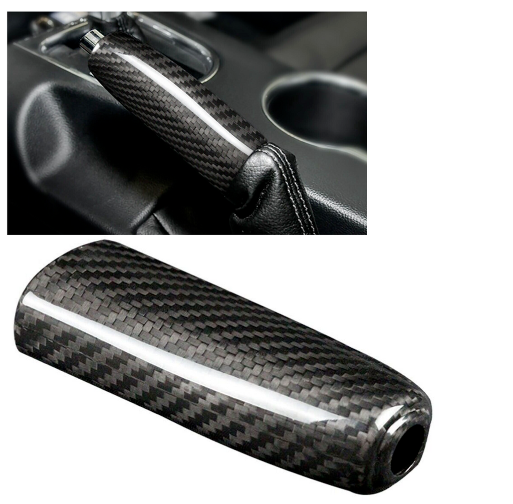 BRAND NEW FORD MUSTANG 2015-2022 REAL CARBON FIBER PARKING BRAKE CAR HANDBRAKE COVER