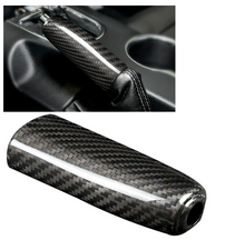 Load image into Gallery viewer, BRAND NEW FORD MUSTANG 2015-2022 REAL CARBON FIBER PARKING BRAKE CAR HANDBRAKE COVER