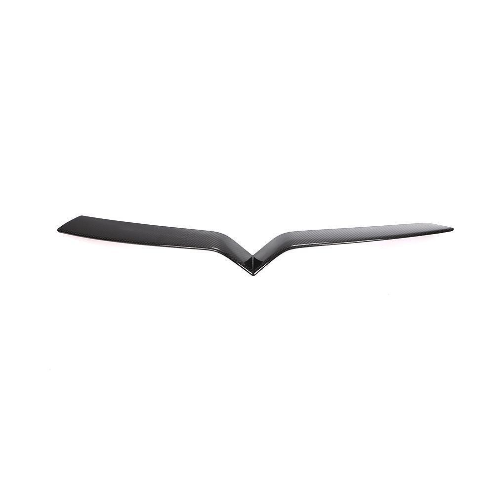Brand New Tesla Model X 2016-2023 Real Carbon Fiber Front Center Grille Cover Trim