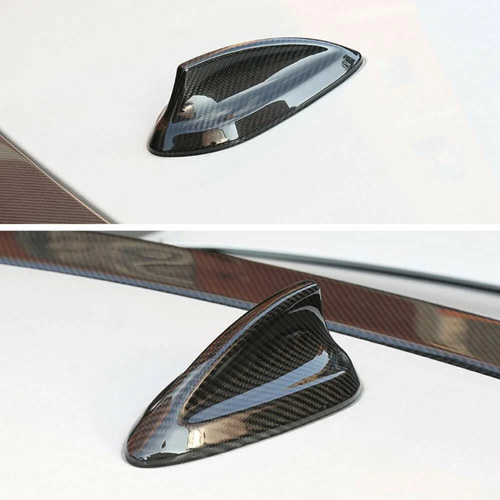 BRAND NEW 2017-2022 BMW G20 G22 G30 3 4 5 SERIES REAL CARBON FIBER SHARK FIN ANTENNA COVER CAP