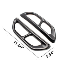 Load image into Gallery viewer, Brand New Honda Accord 2018-2022 Car Rear Cylinder Exhaust Muffler Tip Tail Pipe Glossy Black Metal Cover Trim