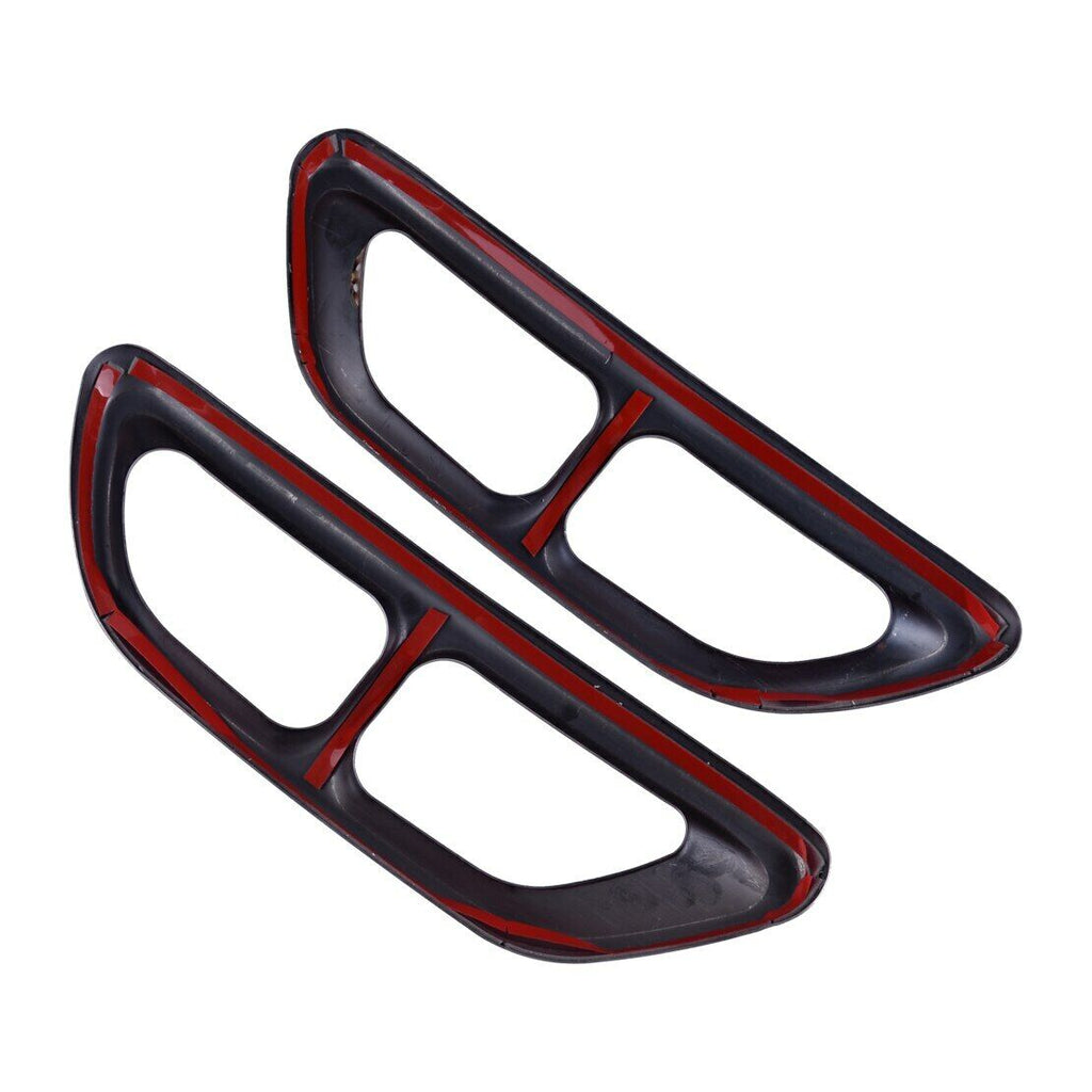 Brand New Honda Accord 2018-2022 Car Rear Cylinder Exhaust Muffler Tip Tail Pipe Carbon Fiber Style Metal Cover Trim