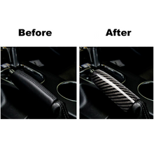 Load image into Gallery viewer, BRAND NEW FORD MUSTANG 2015-2022 REAL CARBON FIBER PARKING BRAKE CAR HANDBRAKE COVER