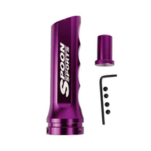 Load image into Gallery viewer, Brand New Universal 1PCS Spoon Sports Purple Aluminum Car Handle Hand Brake Sleeve Cover