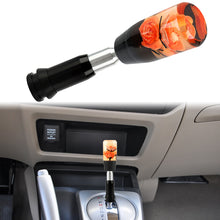 Load image into Gallery viewer, Brand New Universal JDM Crystal Rose Flowers Orange Head Automatic Car Gear Shift Knob shifter