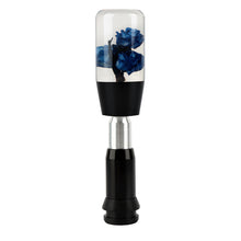 Load image into Gallery viewer, Brand New Universal JDM Crystal Rose Flowers Blue Head Automatic Car Gear Shift Knob shifter