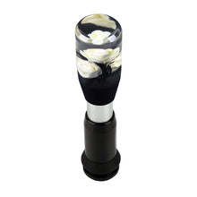 Load image into Gallery viewer, Brand New Universal JDM Crystal Rose Flowers White Head Automatic Car Gear Shift Knob shifter