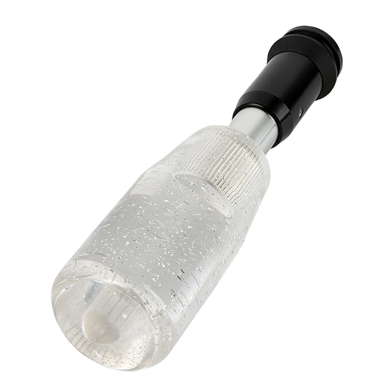 Brand New 10CM Universal Glitter Transparent Clear Automatic Transmission Racing Gear Shift Knob