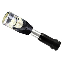 Load image into Gallery viewer, Brand New Universal JDM Crystal Rose Flowers White Head Automatic Car Gear Shift Knob shifter