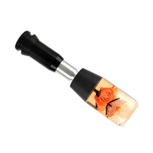 Load image into Gallery viewer, Brand New Universal JDM Crystal Rose Flowers Orange Head Automatic Car Gear Shift Knob shifter