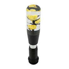 Load image into Gallery viewer, Brand New Universal JDM Crystal Rose Flowers Yellow Head Automatic Car Gear Shift Knob shifter