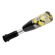 Load image into Gallery viewer, Brand New Universal JDM Crystal Rose Flowers Yellow Head Automatic Car Gear Shift Knob shifter