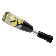 Load image into Gallery viewer, Brand New Universal JDM Crystal Rose Flowers Yellow Head Automatic Car Gear Shift Knob shifter