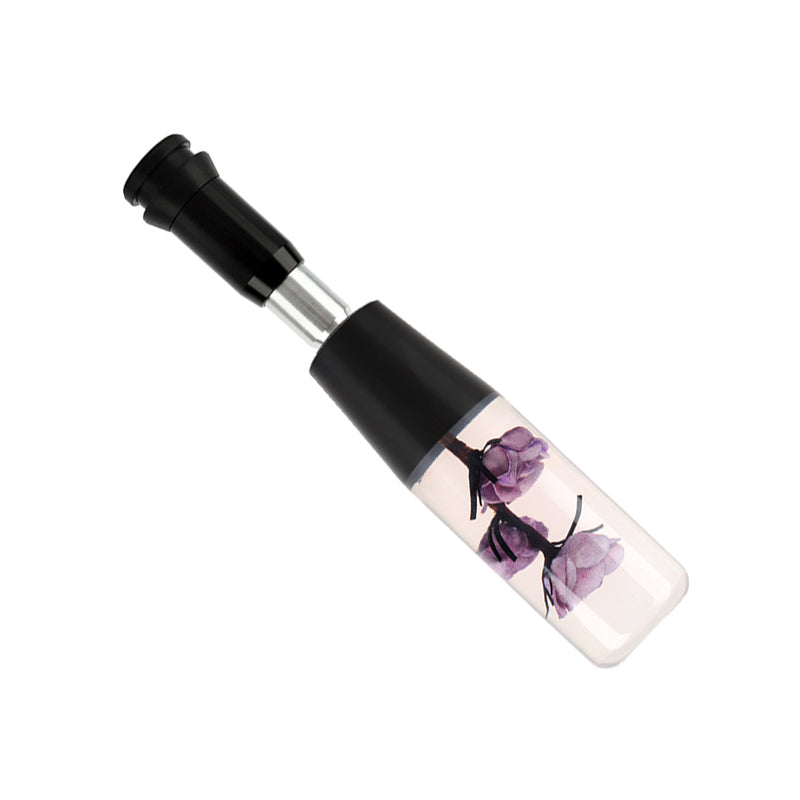 Brand New Universal JDM Crystal Rose Flowers Purple Head Automatic Car Gear Shift Knob shifter