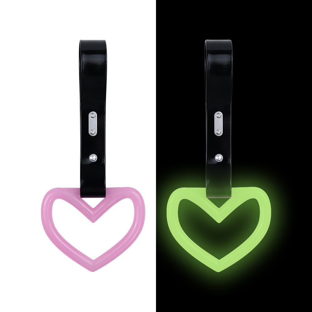 Brand New Heart Pink Handle Black Glow in the Dark JDM TSURIKAWA Brand New Heart Pink Handle Black Glow in the Dark JDM TSURIKAWA
