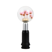 Load image into Gallery viewer, Brand New Universal Round Ball Crystal Clear Pink Flowers Automatic Gear Shift Knob Shifter
