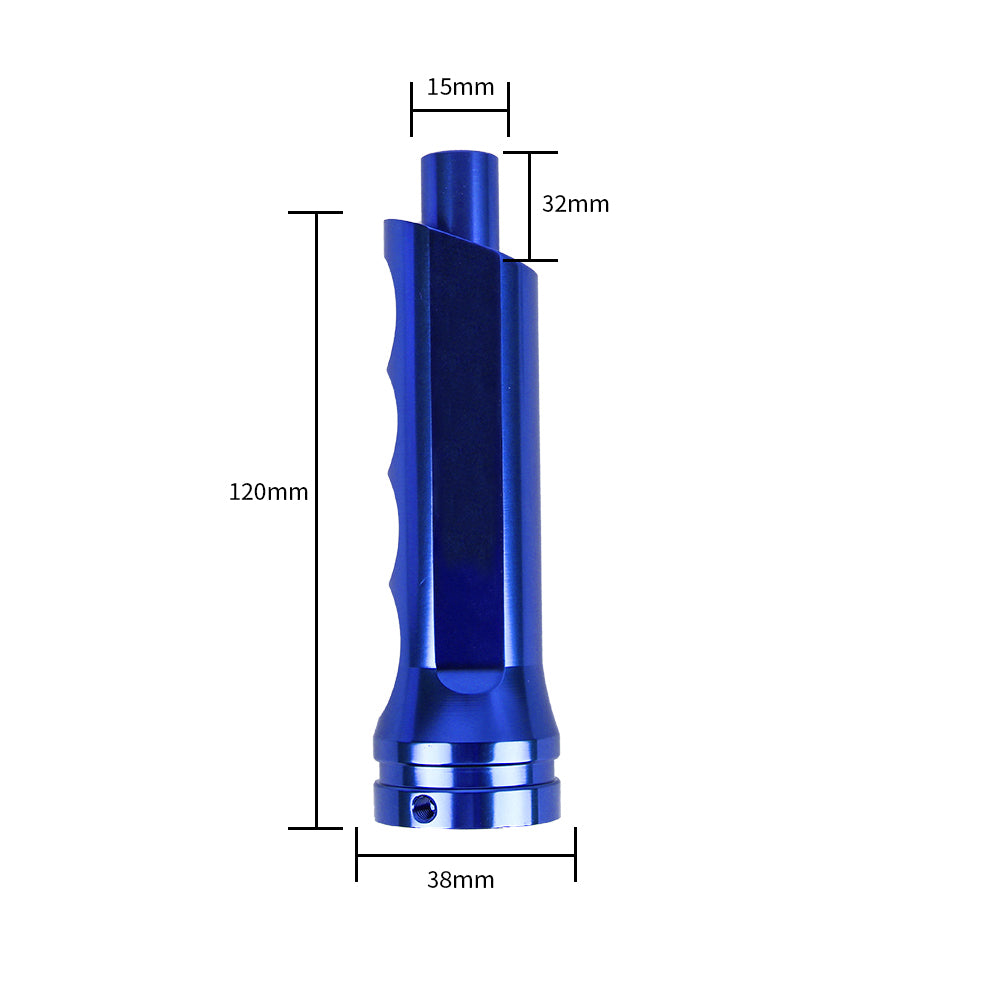 Brand New 1PCS Blue Aluminum Car Handle Hand Brake Sleeve Universal Cover For Universal