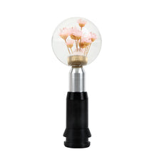 Load image into Gallery viewer, Brand New Universal Round Ball Crystal Clear Light Pink Flowers Automatic Gear Shift Knob Shifter