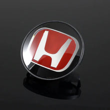 Load image into Gallery viewer, BRAND NEW 4PCS JDM RED H HONDA WHEEL RIM CENTER CAPS HUBS COVER 69MM (2 3/4") FOR ACCORD PILOT CIVIC