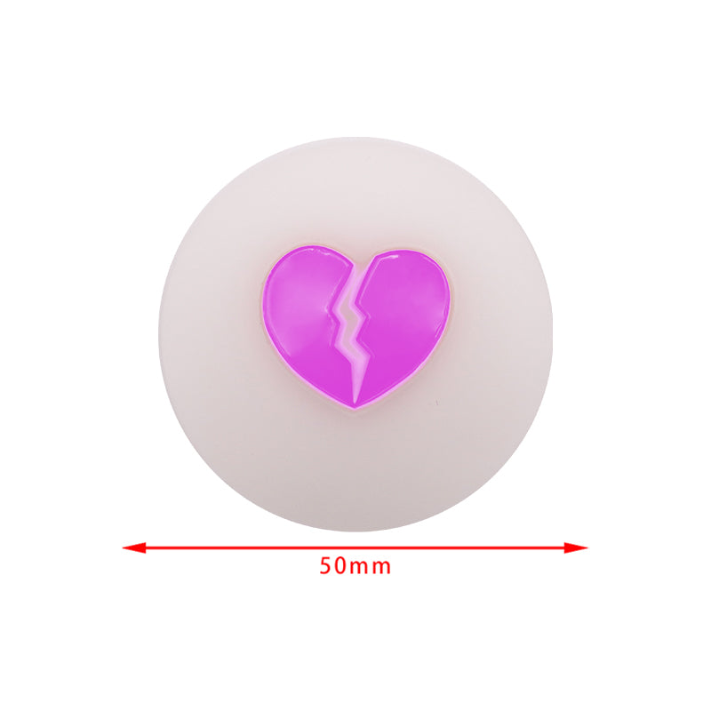 Brand New JDM BROKEN HEART White Shift Knob Automatic Transmission Car Racing Gear Shifter