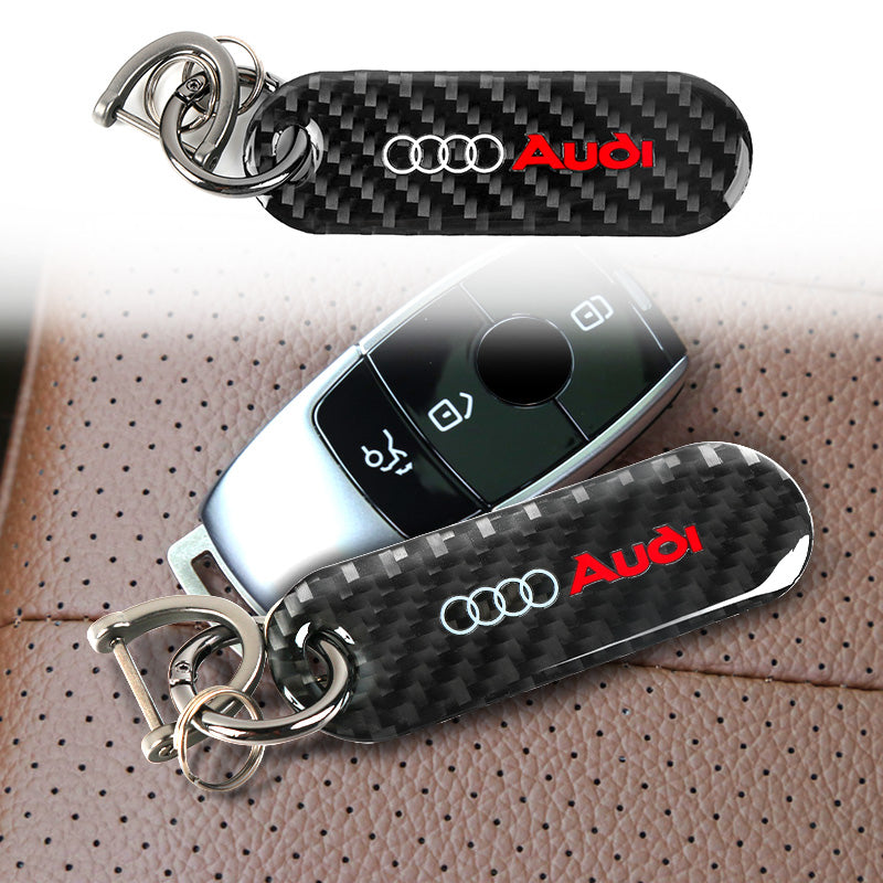 For Cupra Born Car Key Chain Rings Carbon Fiber Keychain Car – the