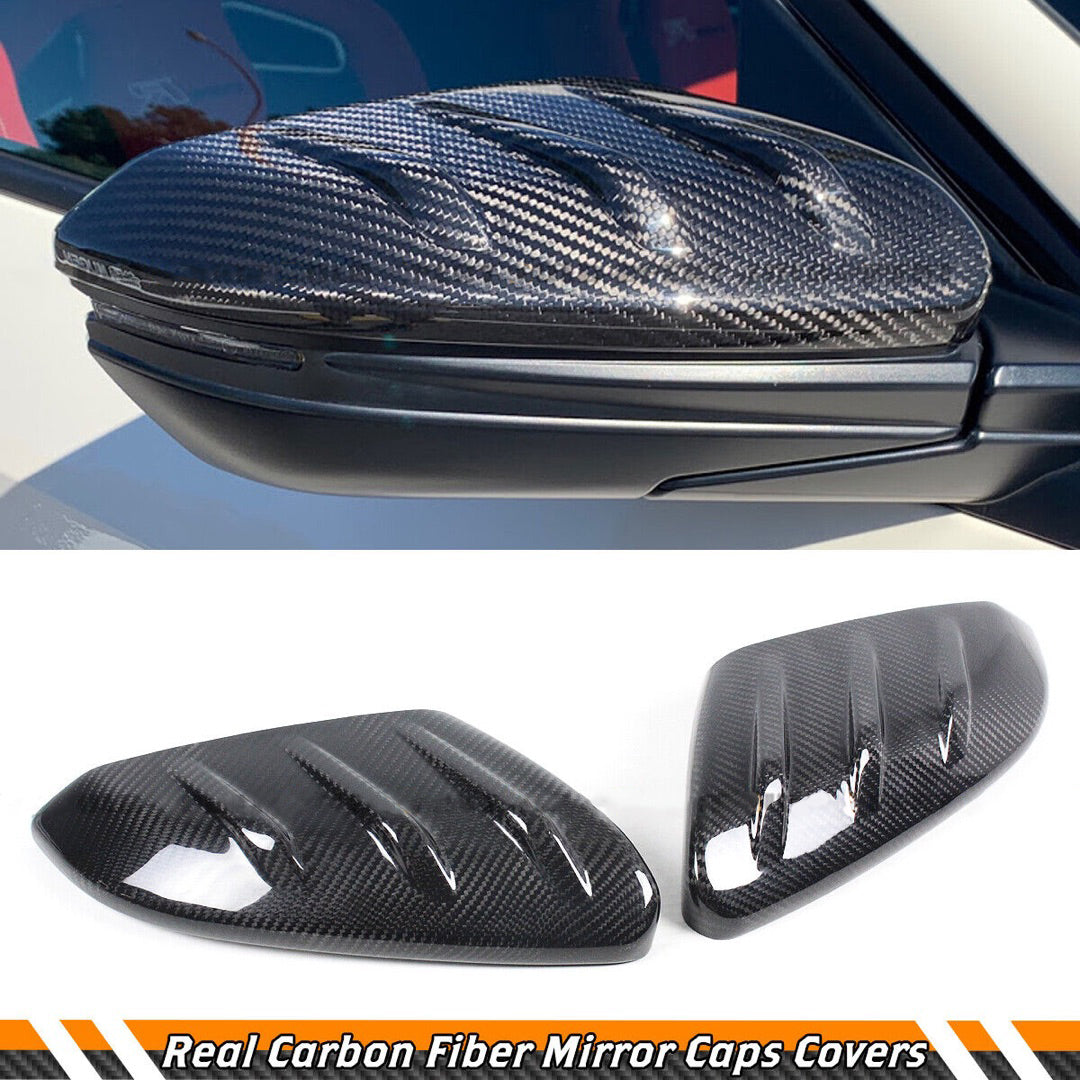 Brand New Real Carbon Fiber Car Side Mirror Cover Caps For 2014-2021 L – JK  Racing Inc