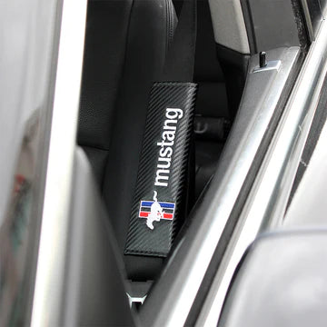 Mustang seat belt covers clearance