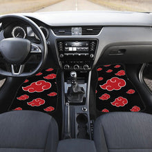 Load image into Gallery viewer, Brand New 4PCS Naruto Akatsuki Cloud Racing Red Fabric Car Floor Mats Interior Carpets