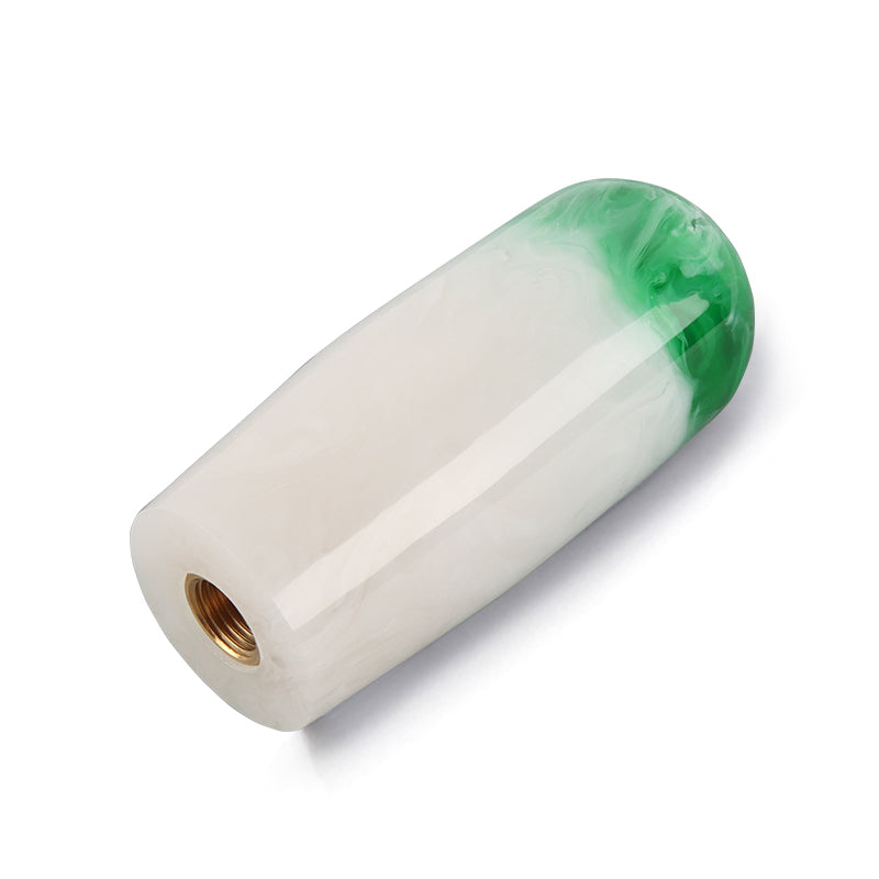 Brand New JDM Universal JDM Green 10CM Marble Style Stick Manual Gear Shift Knob Shifter M8 M10 M12