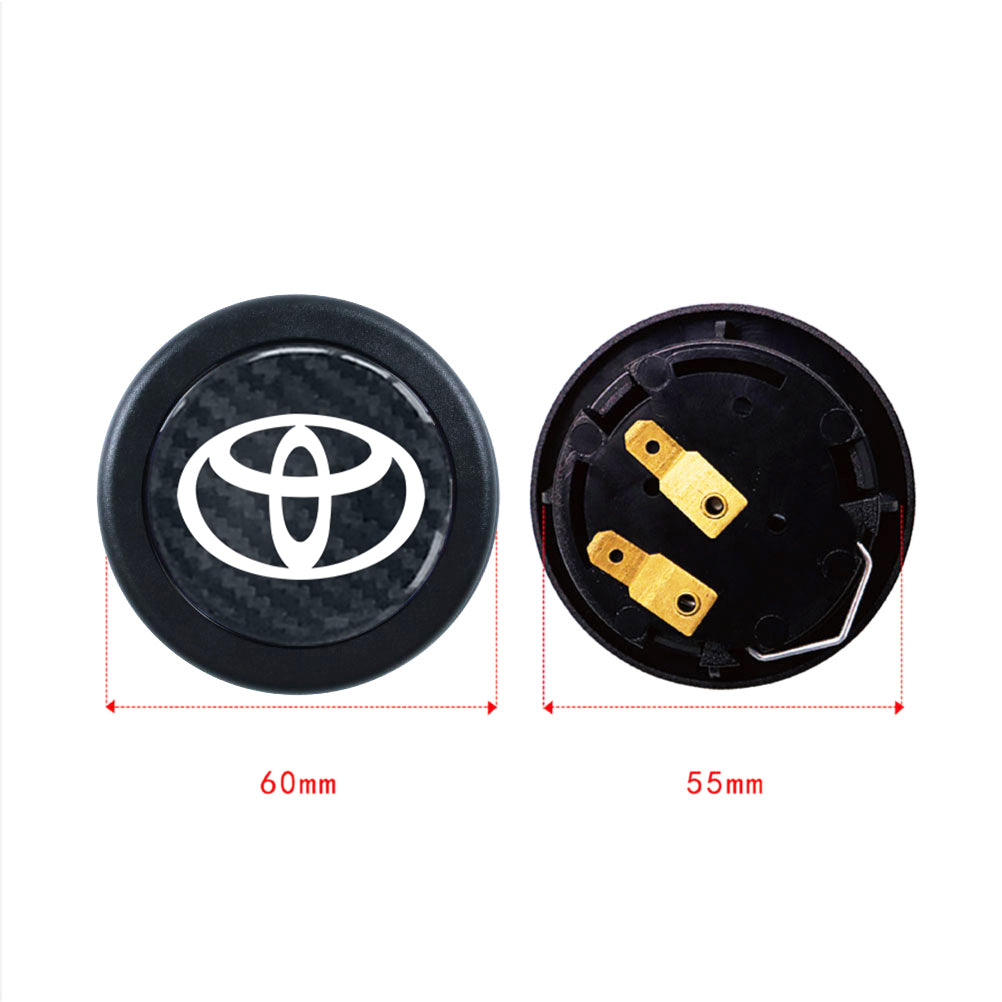 Brand New Universal Toyota Car Horn Button Black Steering Wheel